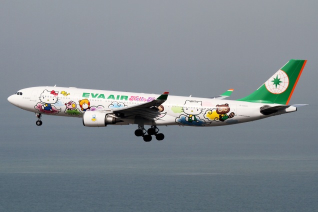 Eva Air plane